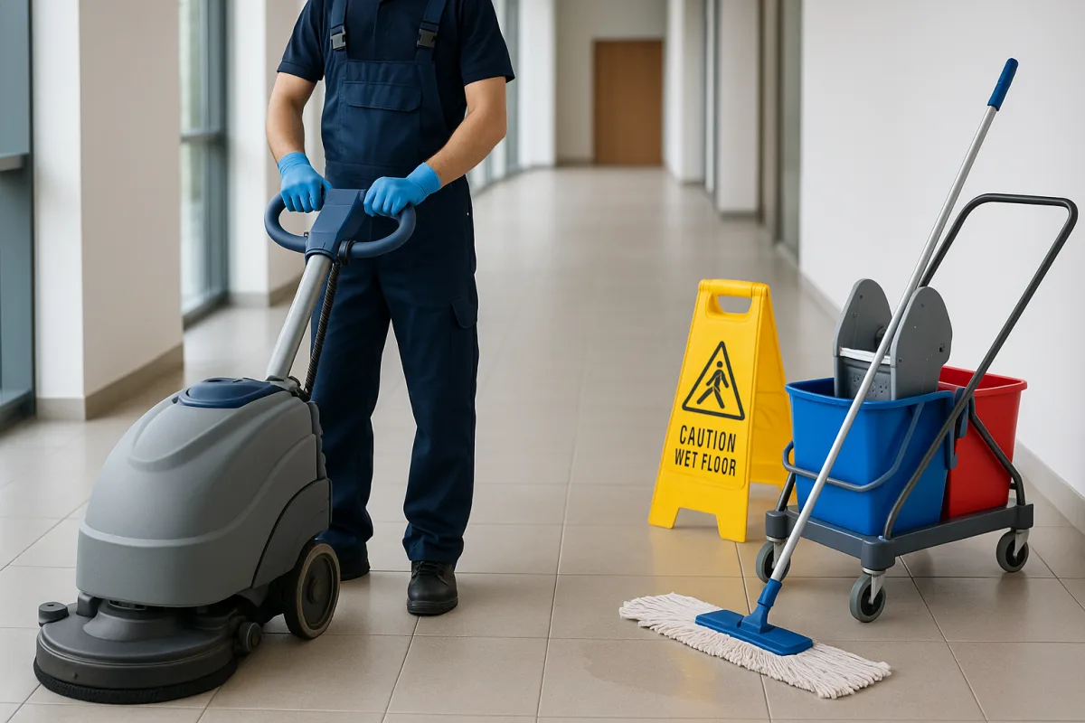 Pulizia professionale dei pavimenti in azienda: i metodi che prolungano la durata del materiale