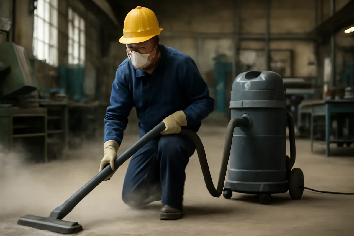 Come eliminare la polvere fine negli ambienti produttivi? La soluzione che riduce il rischio per la salute