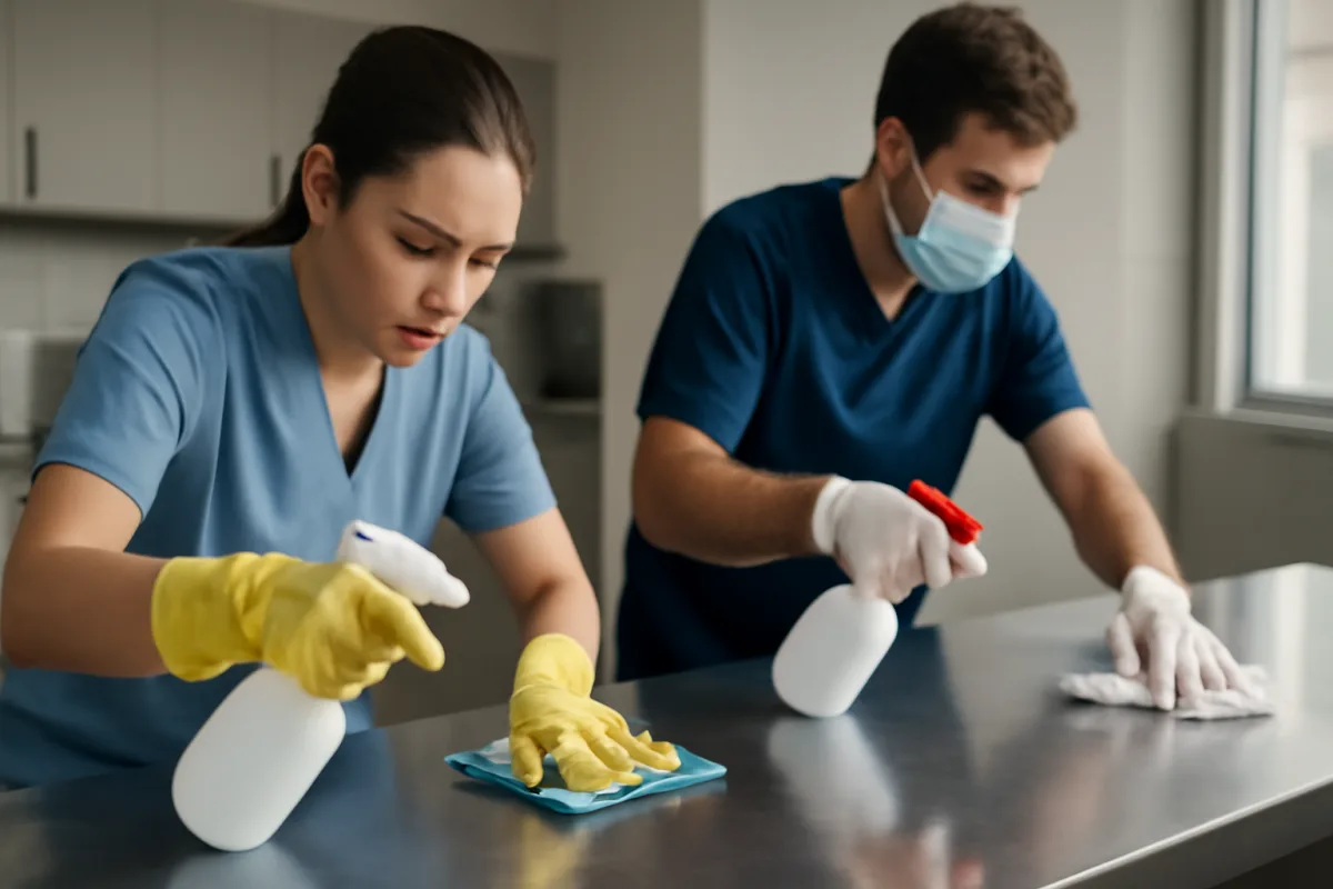 Qual è la differenza tra detergere e disinfettare? Il dettaglio che fa la differenza negli ambienti professionali