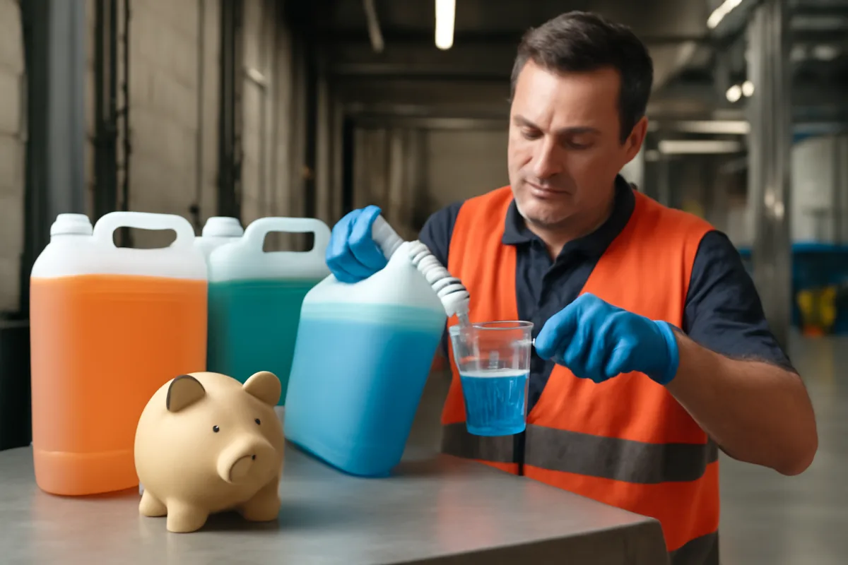 Prodotti concentrati per pulizie industriali: ottieni risparmio e sicurezza con il giusto dosaggio