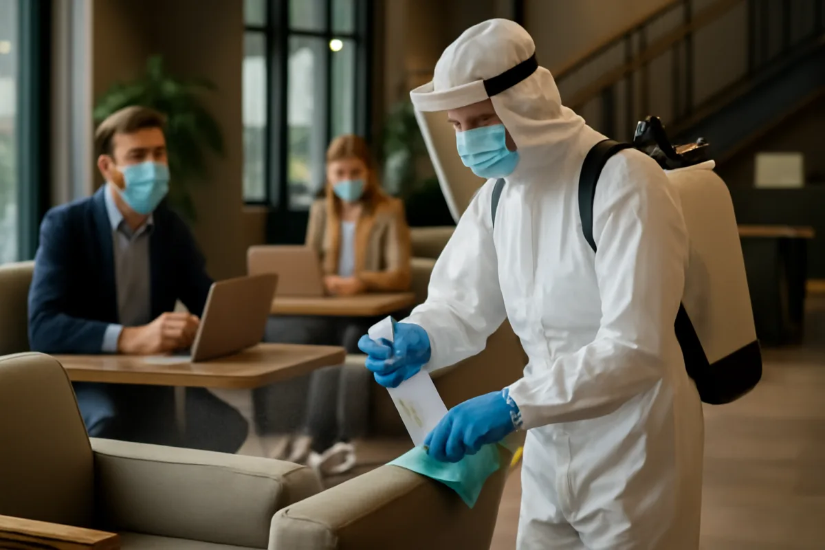 Sanificazione negli spazi condivisi: come comunicare la sicurezza ai clienti e dipendenti