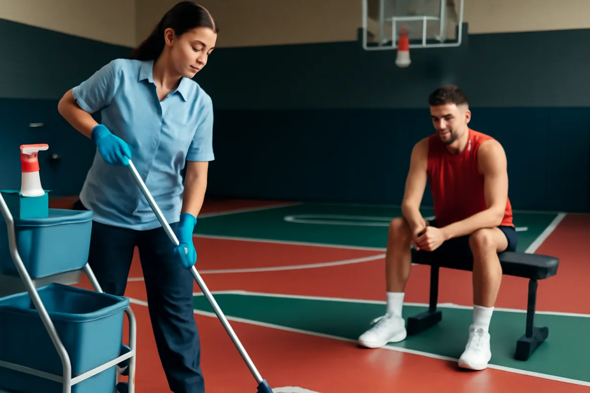 Pulizia professionale in ambienti sportivi: le pratiche che fanno la differenza per gli atleti