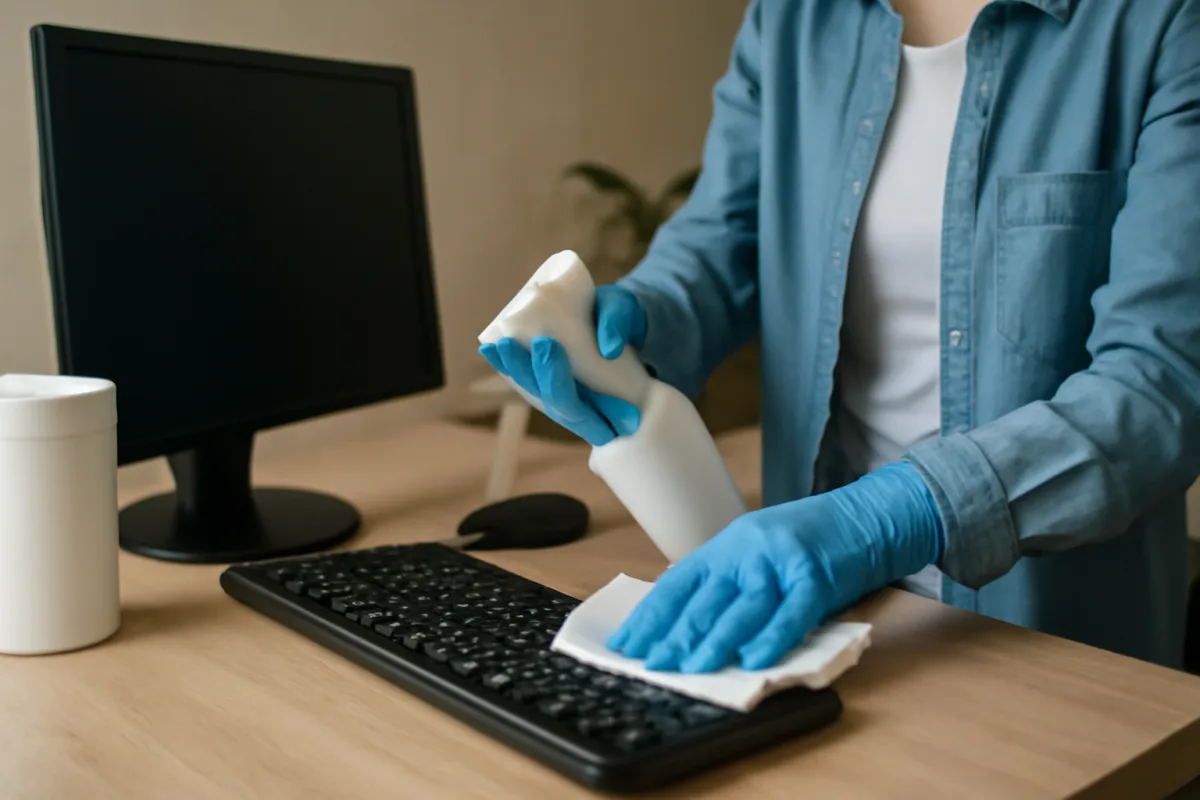 Come igienizzare postazioni informatiche e tastiere? La procedura che elimina batteri senza rischi