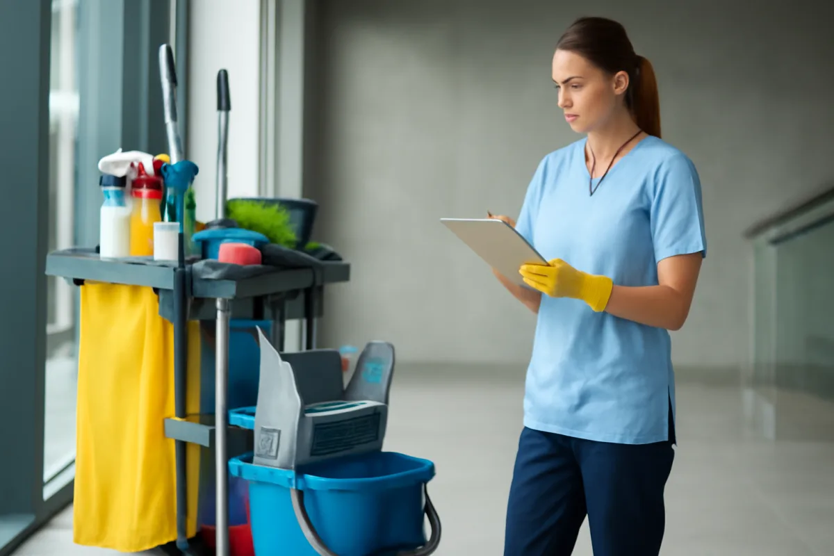 La scelta del carrello di pulizia professionale: cosa valutare per aumentare produttività e igiene
