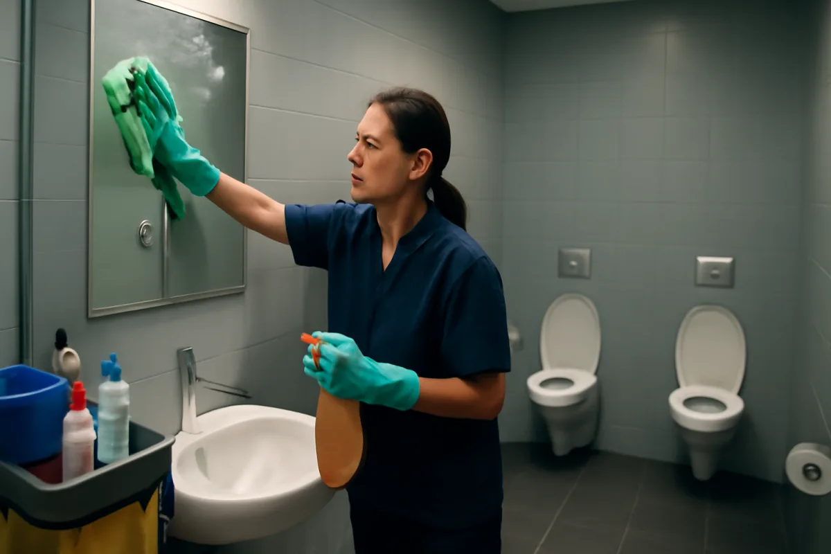 Pulizia professionale dei bagni pubblici: strategie per mantenere l’igiene più a lungo